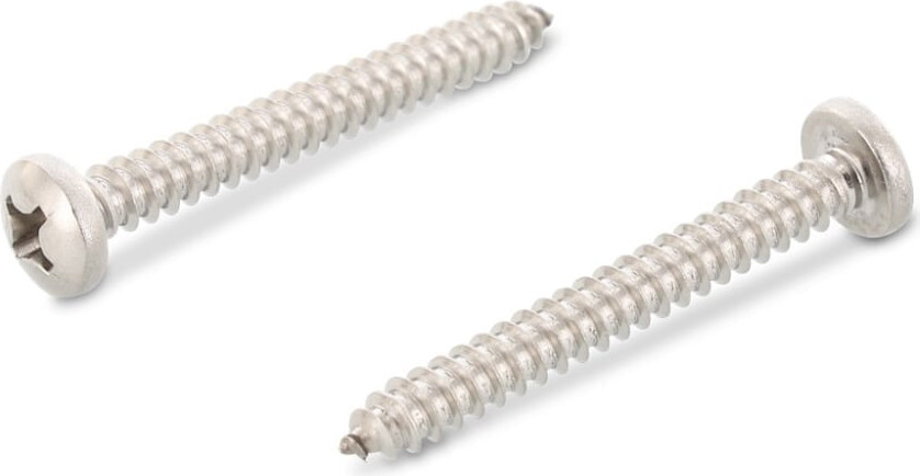 Саморез Starfix Острый Полусферическая головка 5.5х50 DIN 7981 / SM-77226-200 (200шт, нержавеющая сталь А2)