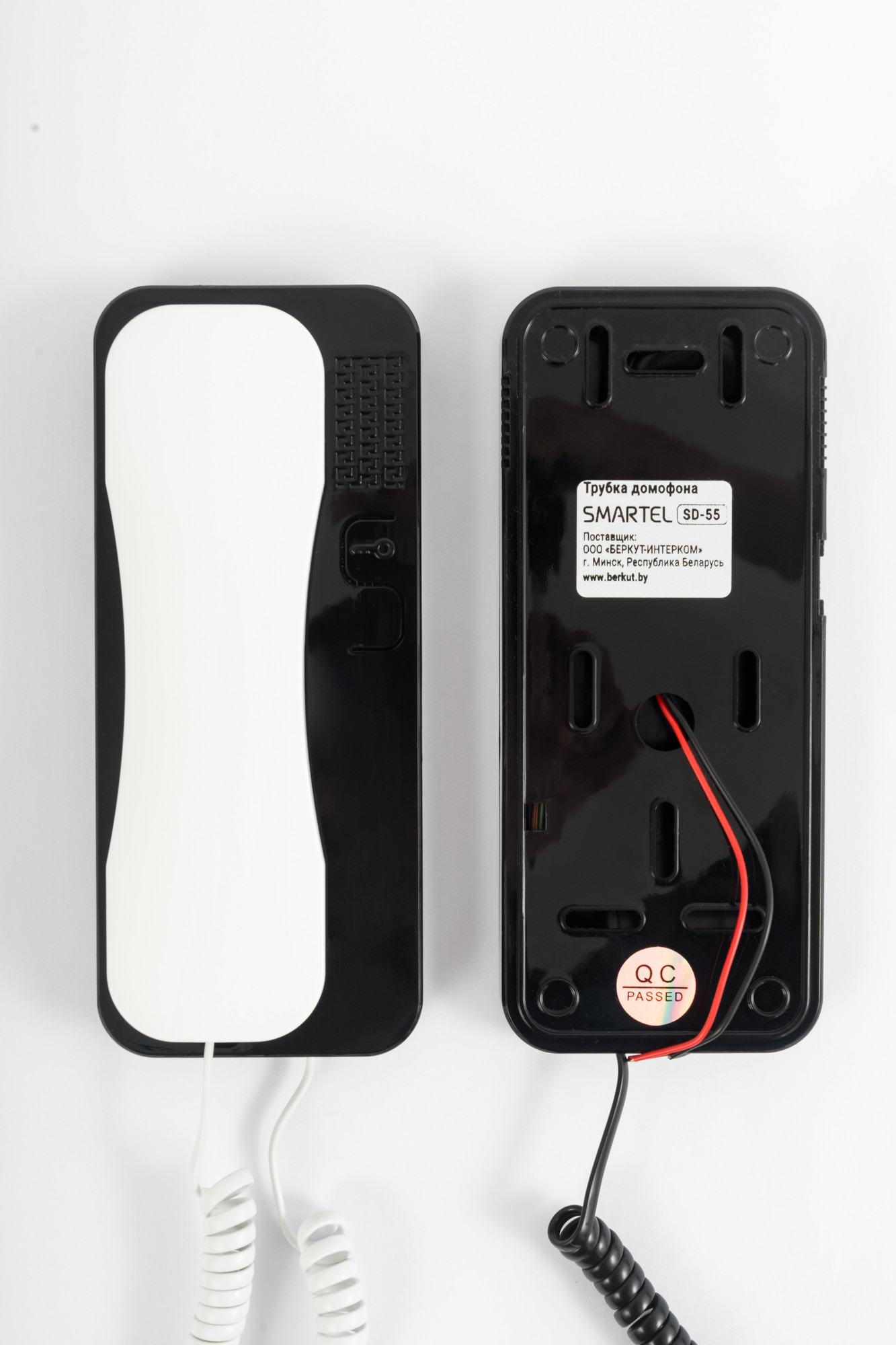 Аудиодомофон SmartEl SD-55 (белый/черный) — фото 4