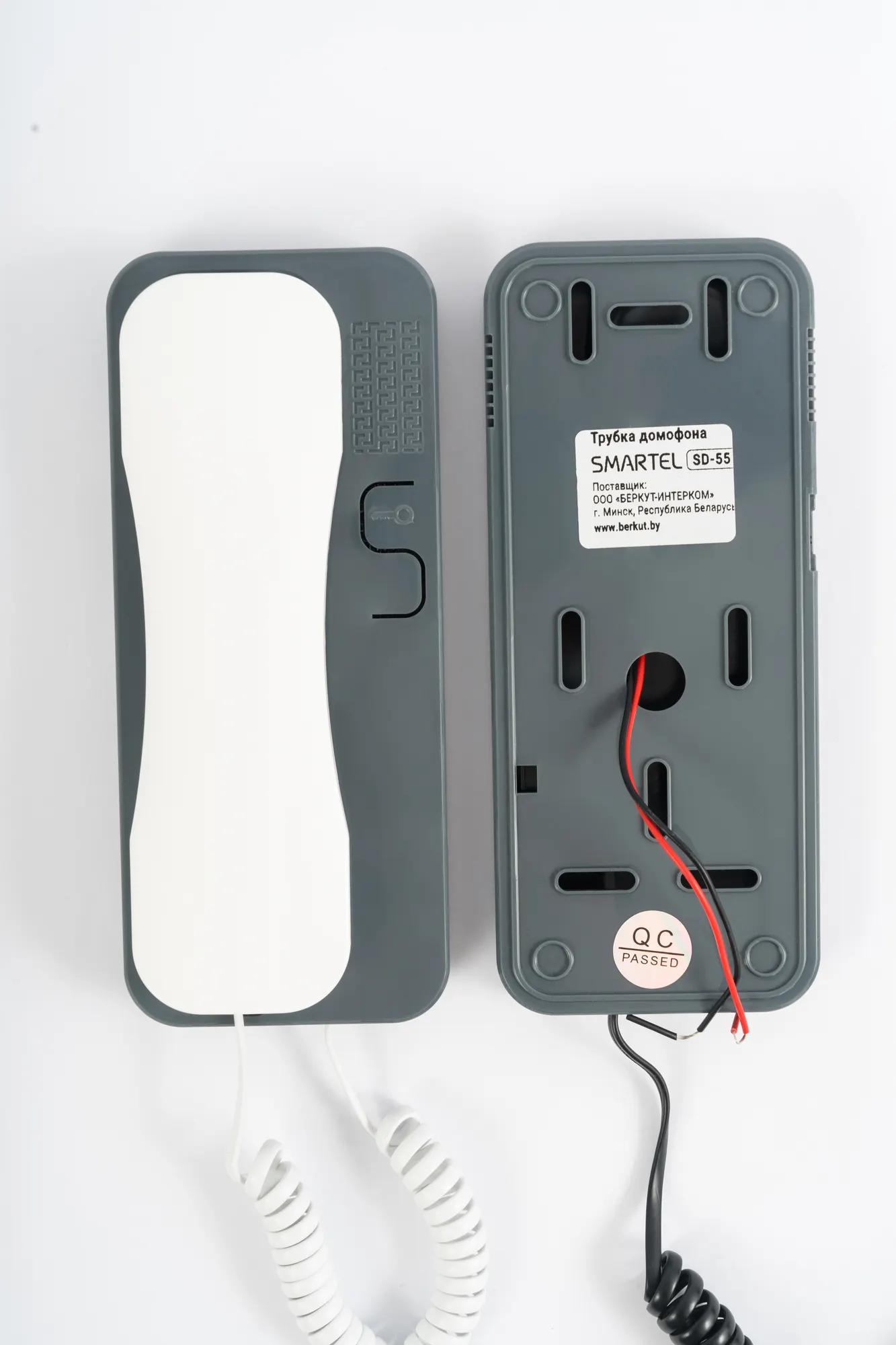 Аудиодомофон SmartEl SD-55 (белый/серый) — фото 6