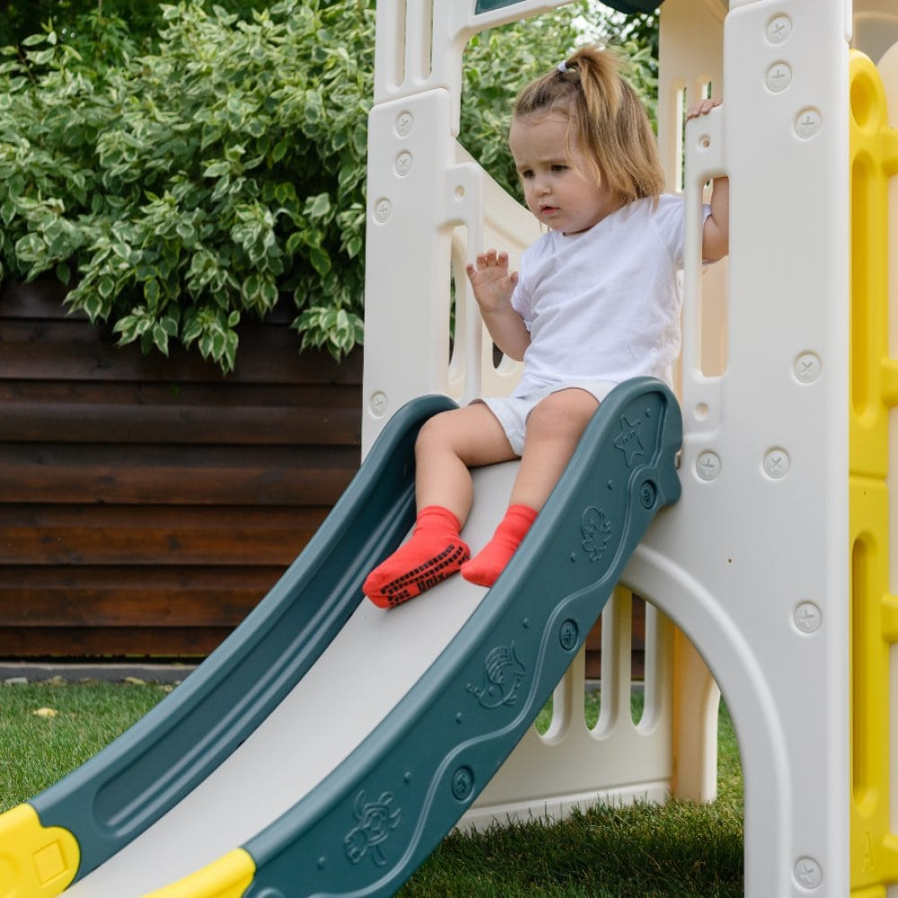 Игровой комплекс UNIX Kids Playhouse с горкой и качелями / ppphslswcgy — фото 5