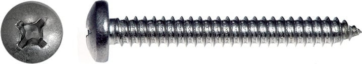 Саморез Starfix 3.9х19мм / SM-61195-1000 (1000шт, нержавеющая сталь А2)