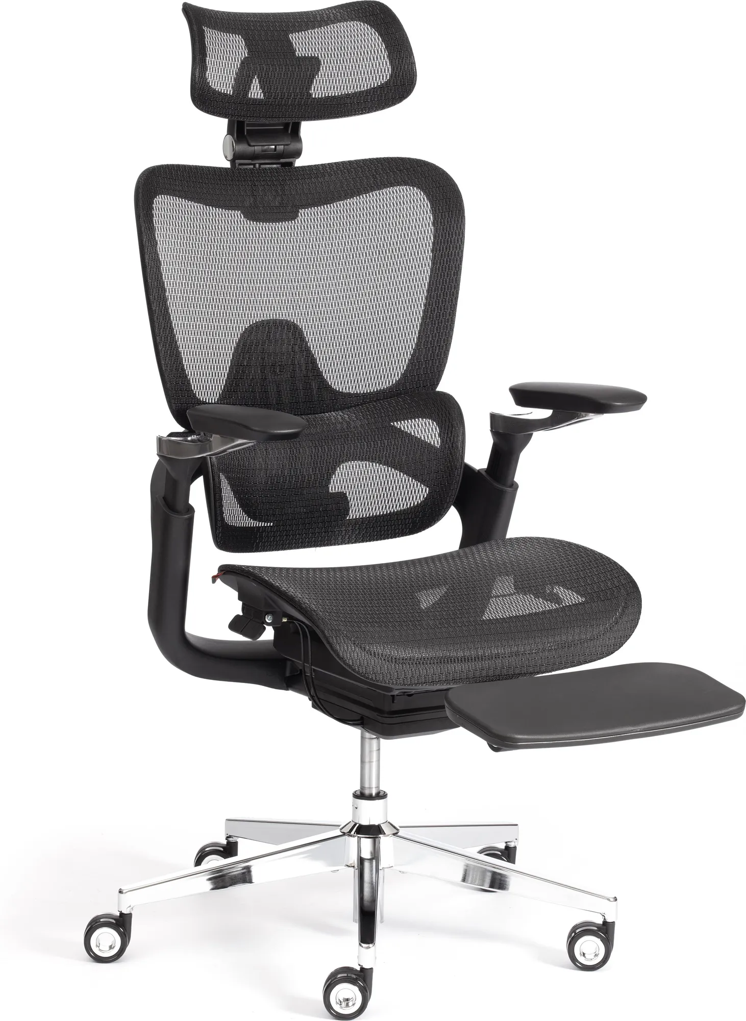 Кресло офисное Tetchair Sakura (сетка, черный) — фото 3