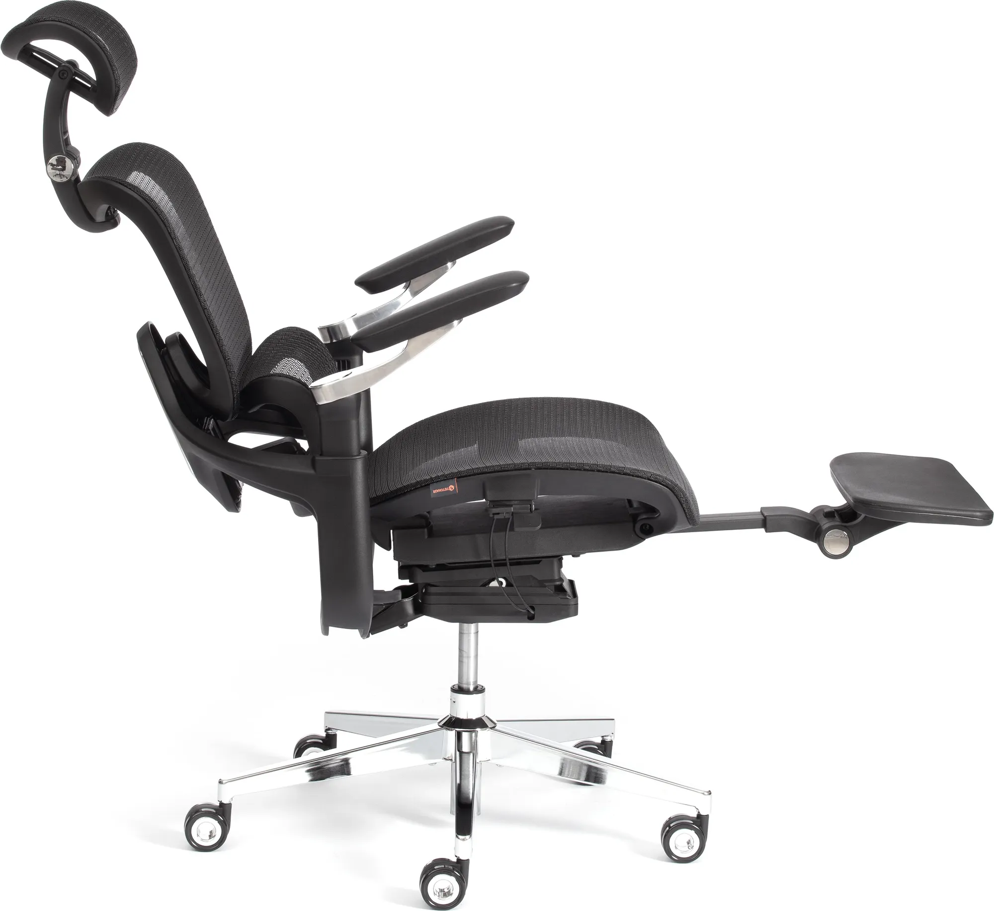 Кресло офисное Tetchair Sakura (сетка, черный) — фото 6