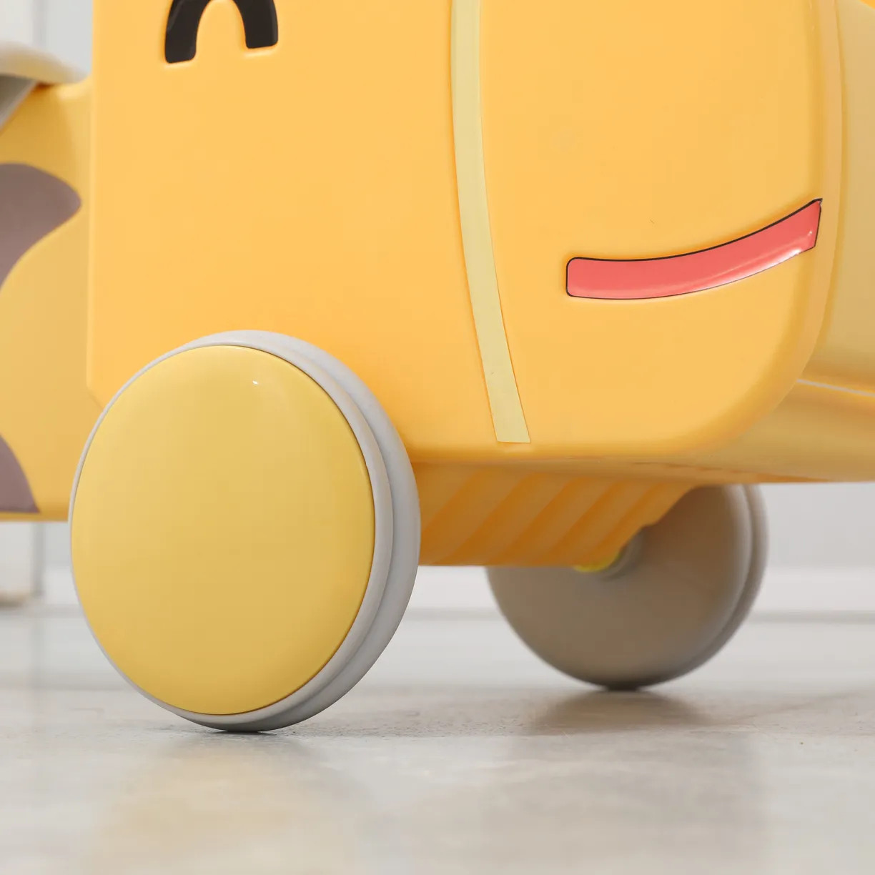 Каталка детская UNIX Kids Hippo Yellow / ptscar68yel — фото 4
