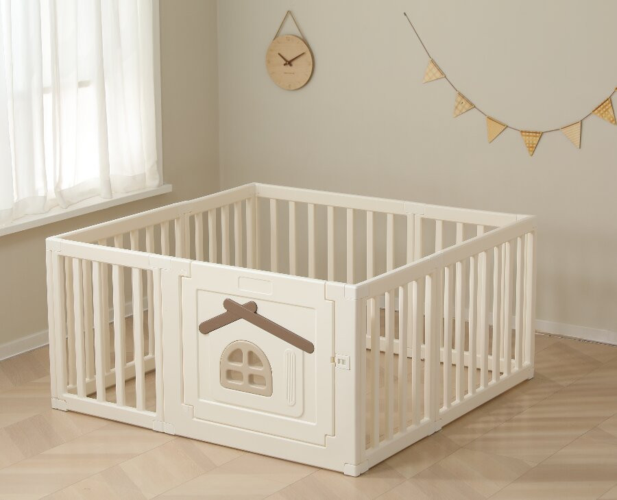 Игровой манеж UNIX Kids Classic Tree House 130x130 / ppcl4cl (Camel) — фото 3