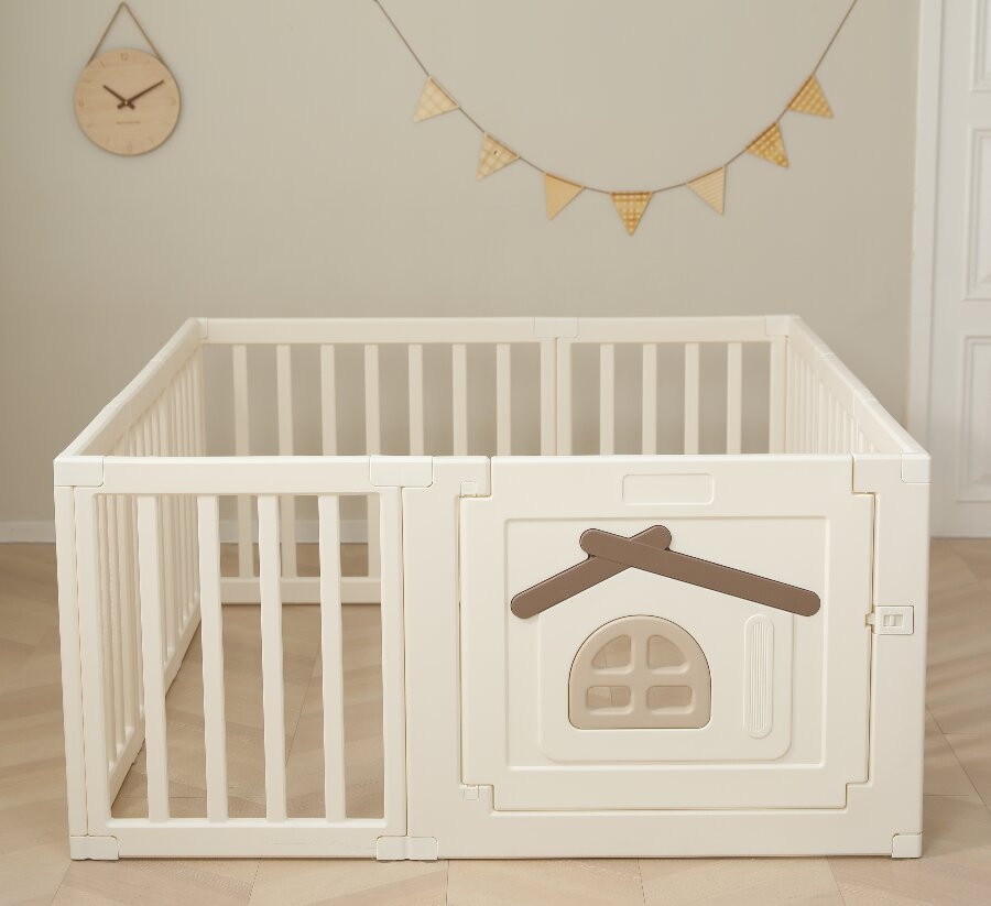 Игровой манеж UNIX Kids Classic Tree House 150x130 / ppcl8cl (Camel) — фото 4