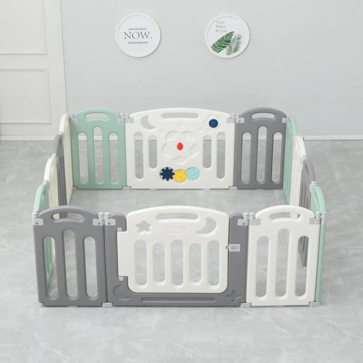 Игровой манеж UNIX Kids Simple 151x151 Color / ppsi12ggw — фото 3