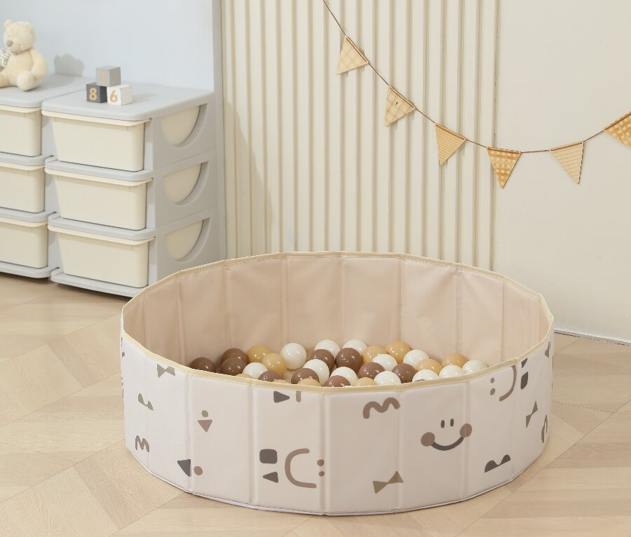 Сухой бассейн UNIX Kids Smile 100 / ppbp100cl (Camel) — фото 4