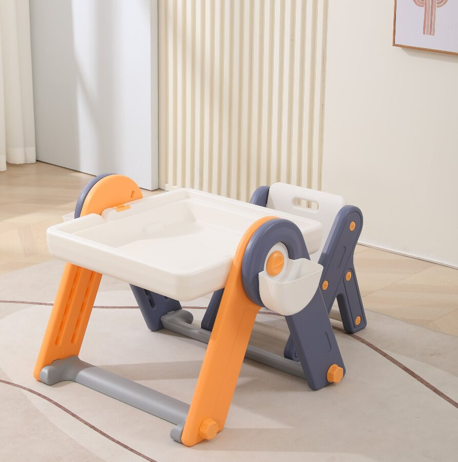 Стол детский UNIX Kids Развивающий со стульчиком 4в1 / ppt4in1yel (желтый) — фото 5