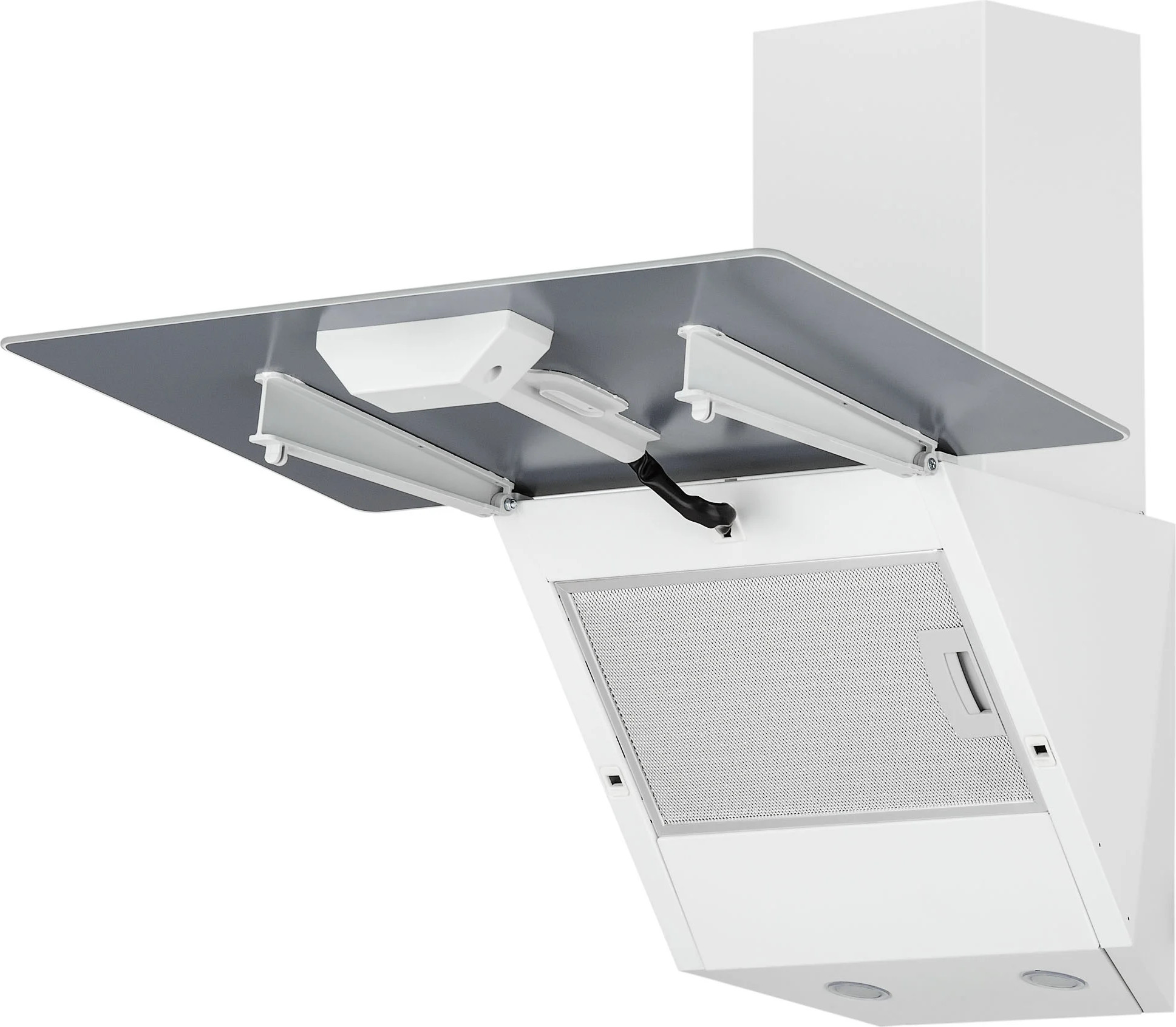 Вытяжка наклонная Krona Polly 600 PB V2 / КА-00011808 (белый) — фото 3
