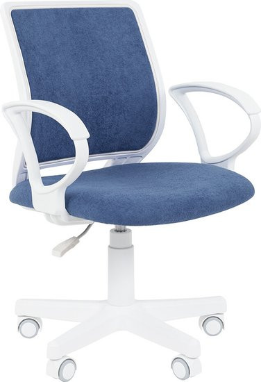 Кресло детское Chairman Kids 112 (ткань M морской/белый пластик)