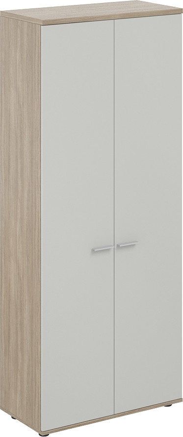 Шкаф Norden 80х40х195.5 HDF / SG.821.OD.SH (дуб темный/серый бархат)