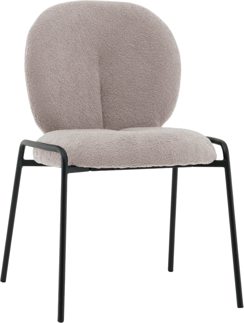 Стул Stool Group Моллек / AV 438-Fl81-9005 (букле светло-серый) — фото 1