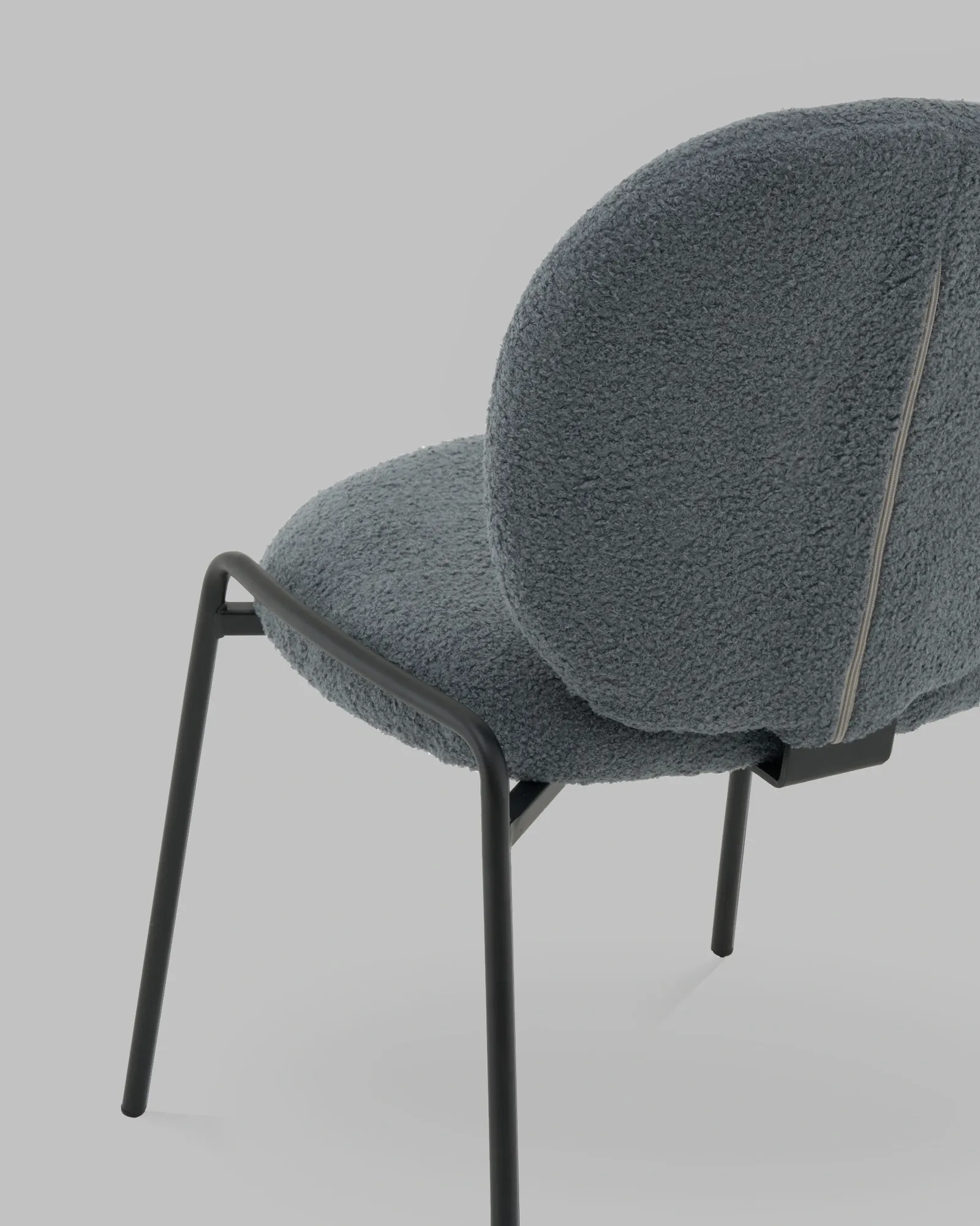 Стул Stool Group Моллек / AV 438-Fl83-9005 (букле темно-серый) — фото 6