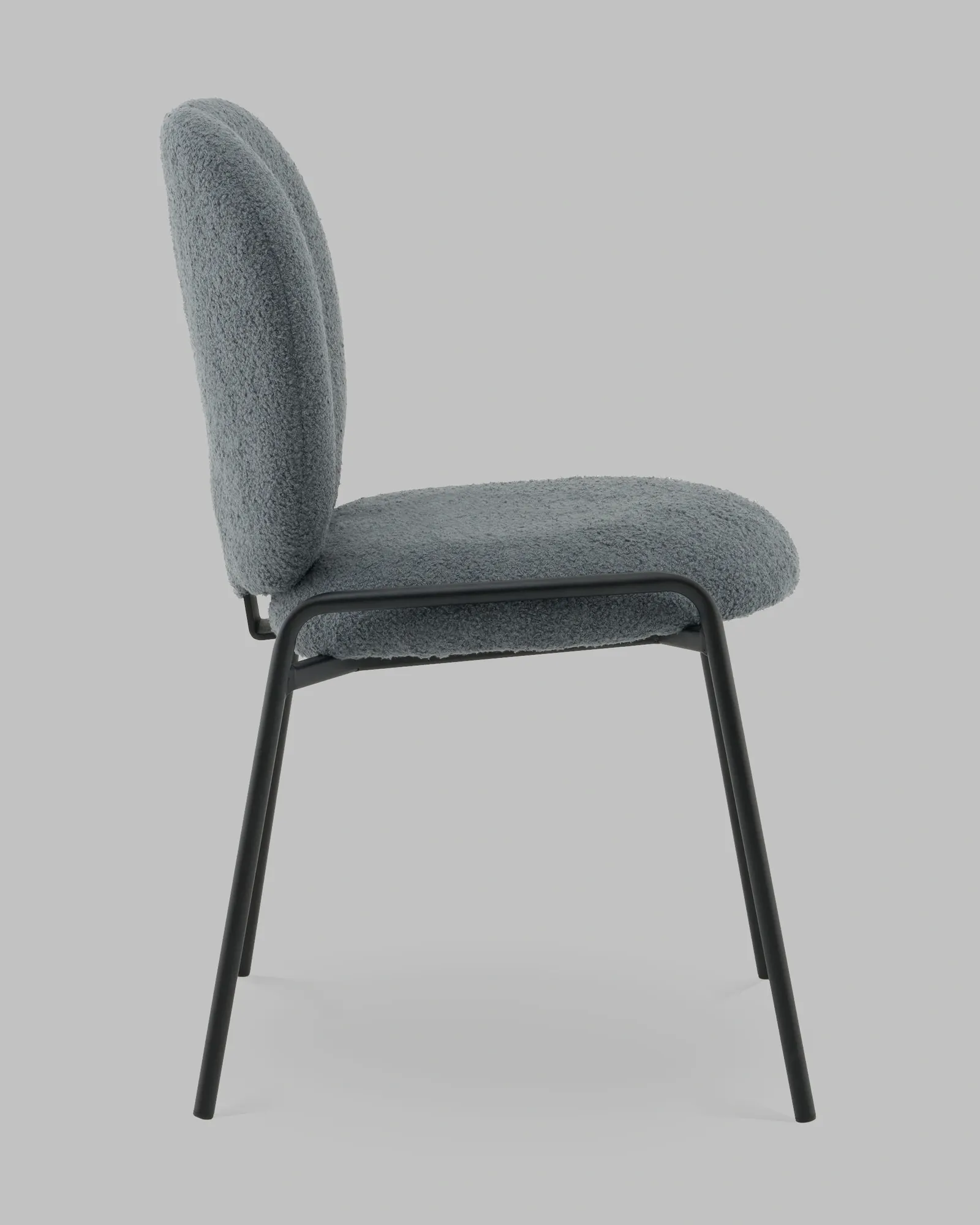 Стул Stool Group Моллек / AV 438-Fl83-9005 (букле темно-серый) — фото 3