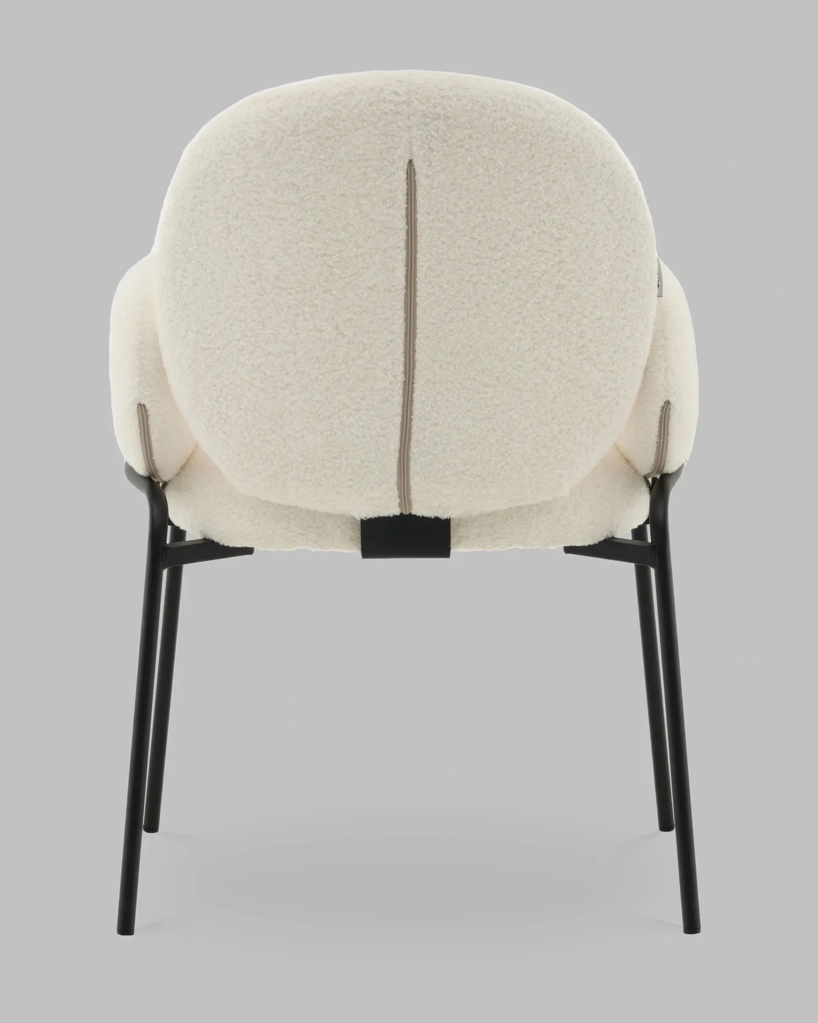 Стул Stool Group Моллек с подлокотниками / AV 338-F01-9005 (букле молочный) — фото 5