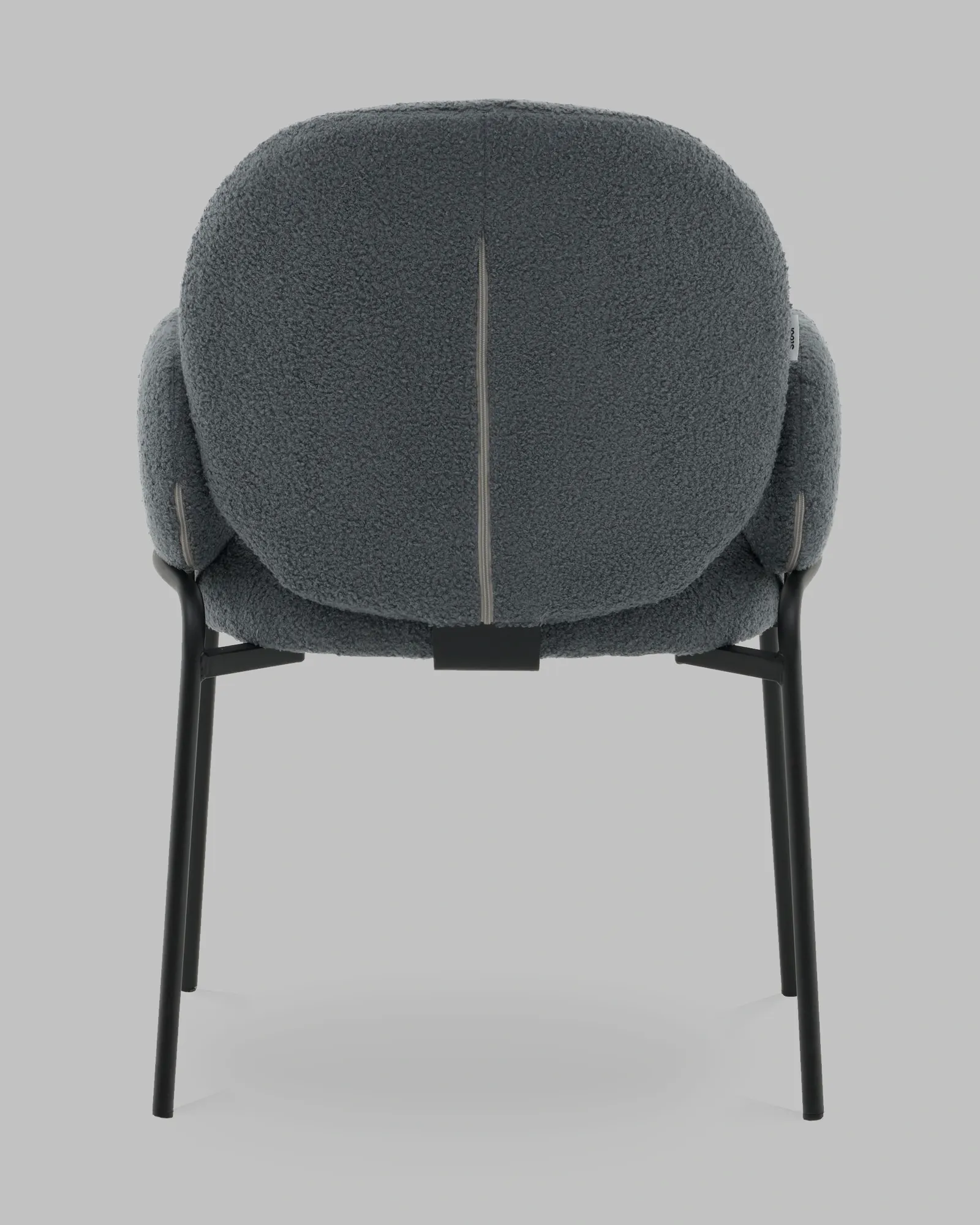 Стул Stool Group Моллек с подлокотниками / AV 338-F83-9005 (букле темно-серый) — фото 4