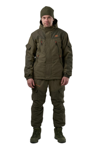 Костюм для охоты и рыбалки Taygerr Бизон Норвегия/Хаки Зима -15 (р.48-50/182-188)