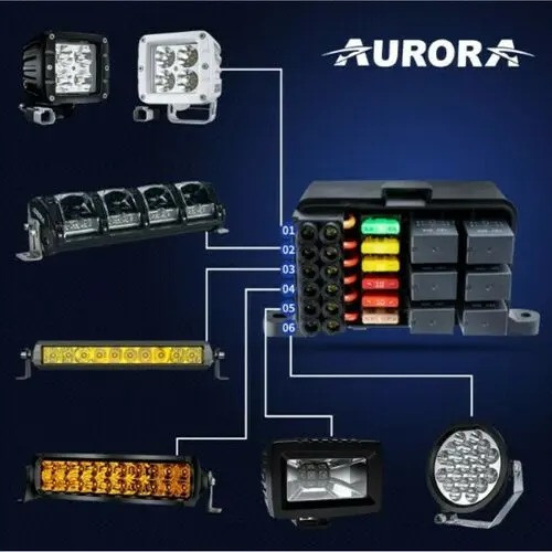 Панель управления светом в салон автомобиля Aurora Light ALO-JC01 — фото 6