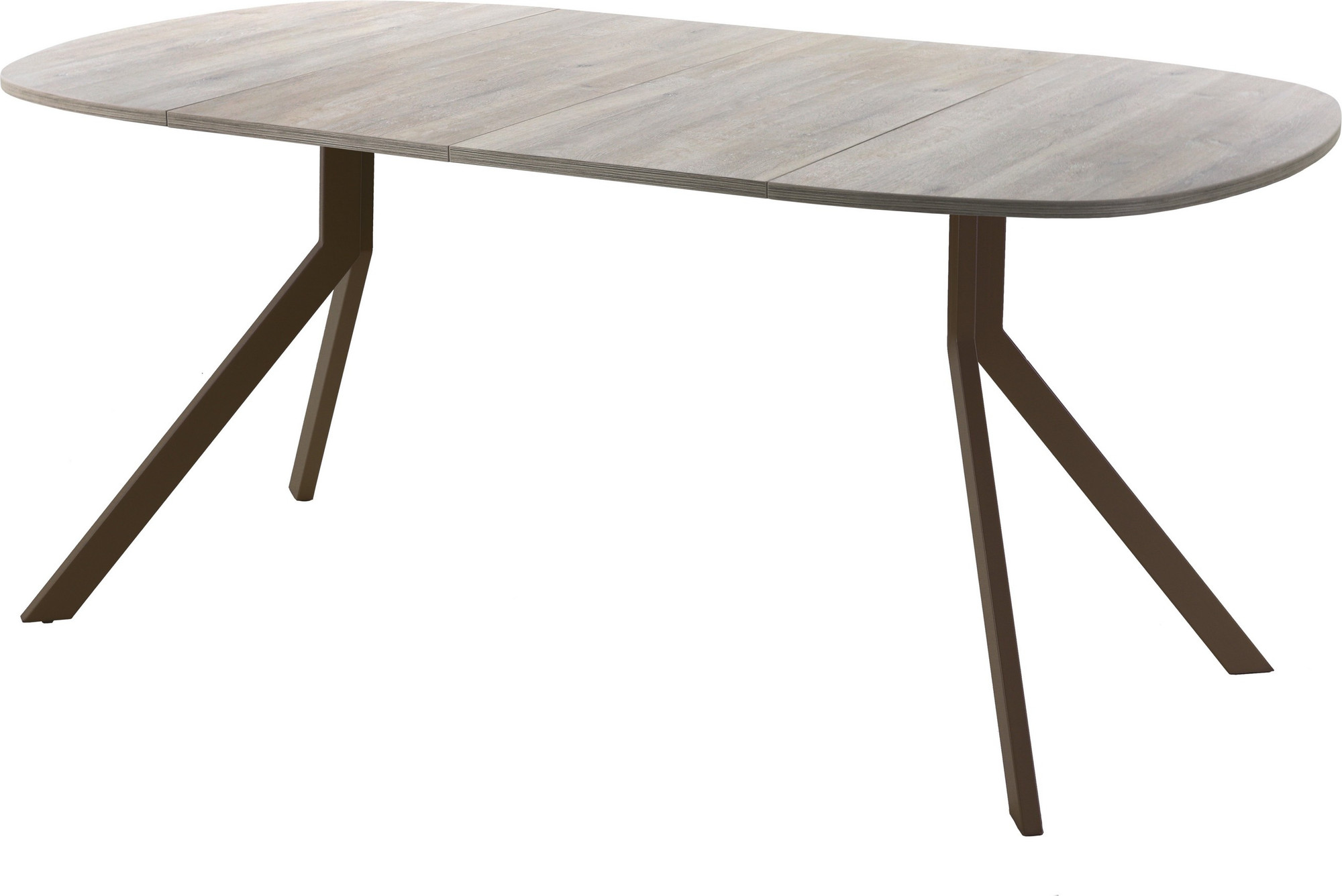 Обеденный стол AMC Elite / Е18(800) D7 (коричневый/дуб уайт-ривер песочно-бежевый) — фото 3