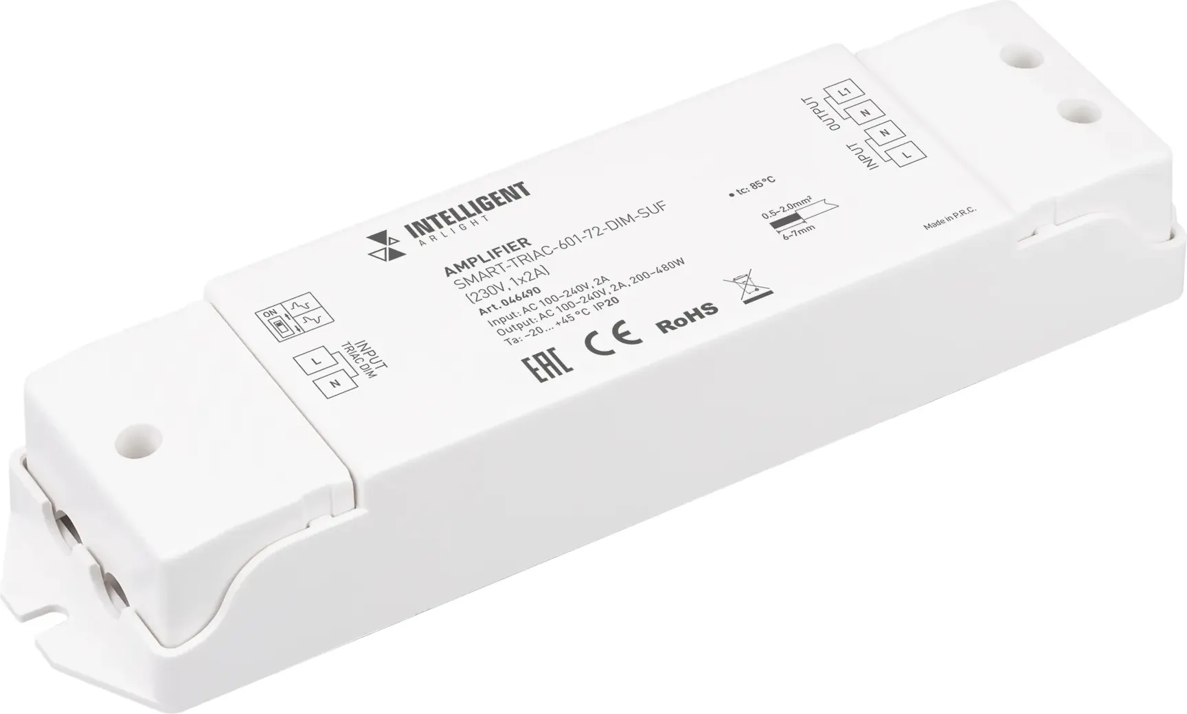 Усилитель сигнала для светодиодной ленты Arlight Intelligent SMART-TRIAC-601-72-DIM-SUF / 046490