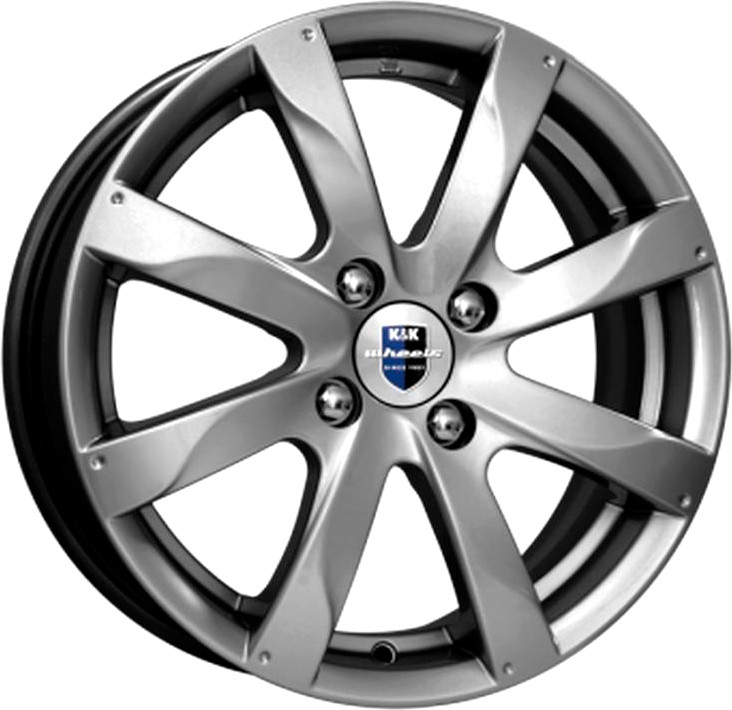Литой диск K&K Джемини 15x6" 4x100мм DIA 56.6мм ET 39мм Дарк платинум