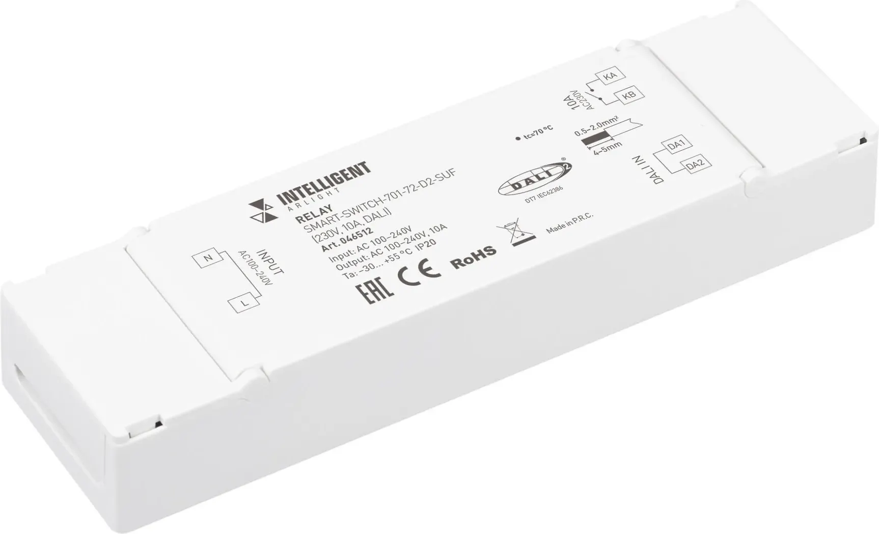 Реле управления светом Arlight Intelligent SMART-SWITCH-701-72-D2-SUF / 046512