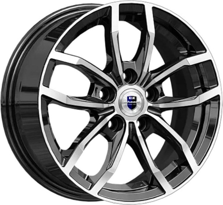 Литой диск K&K Фрост 15x6.5" 5x114.3мм DIA 67.1мм ET 46мм Алмаз черный