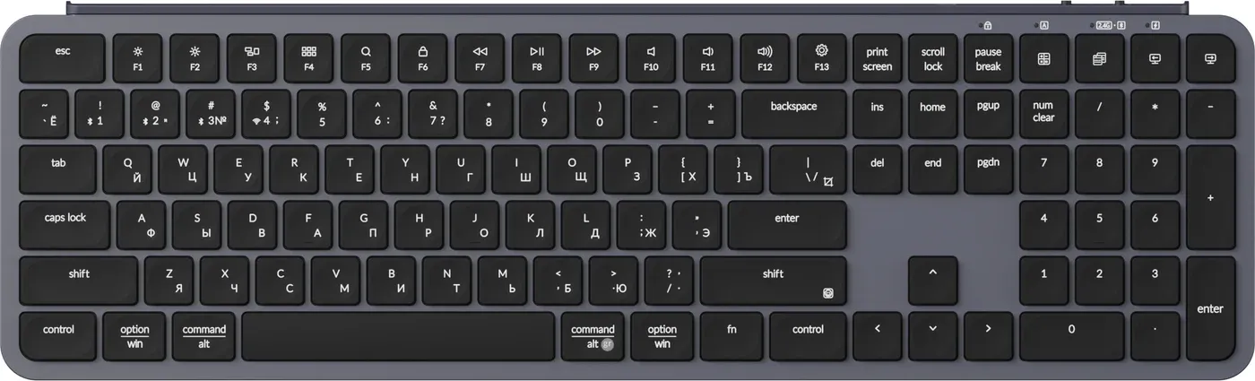 Клавиатура Keychron B6 Pro / B6P-K1-RU (серый космос)