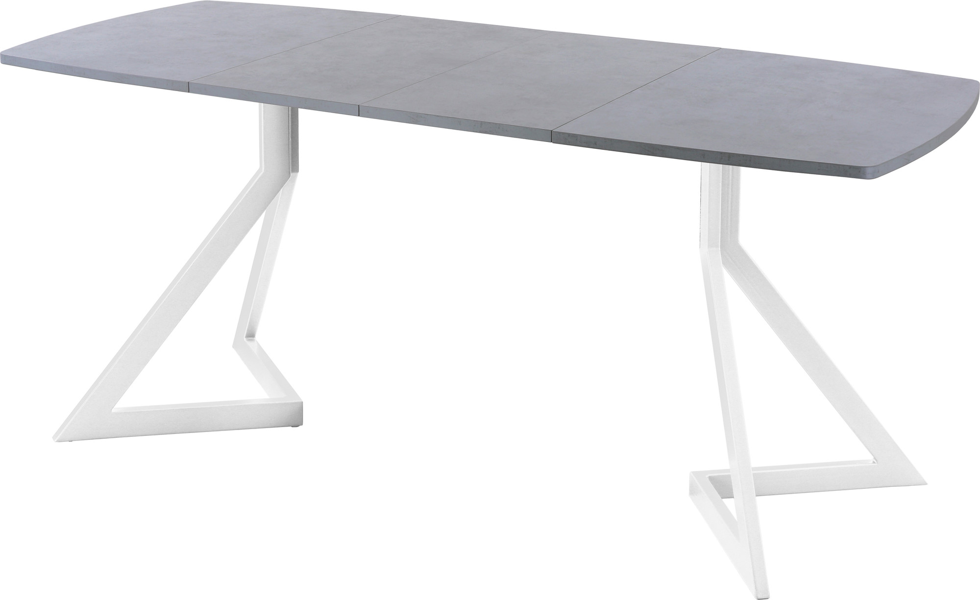 Обеденный стол AMC Elite / Е20(1200) D6 (белый/бетон чикаго светло-серый) — фото 3