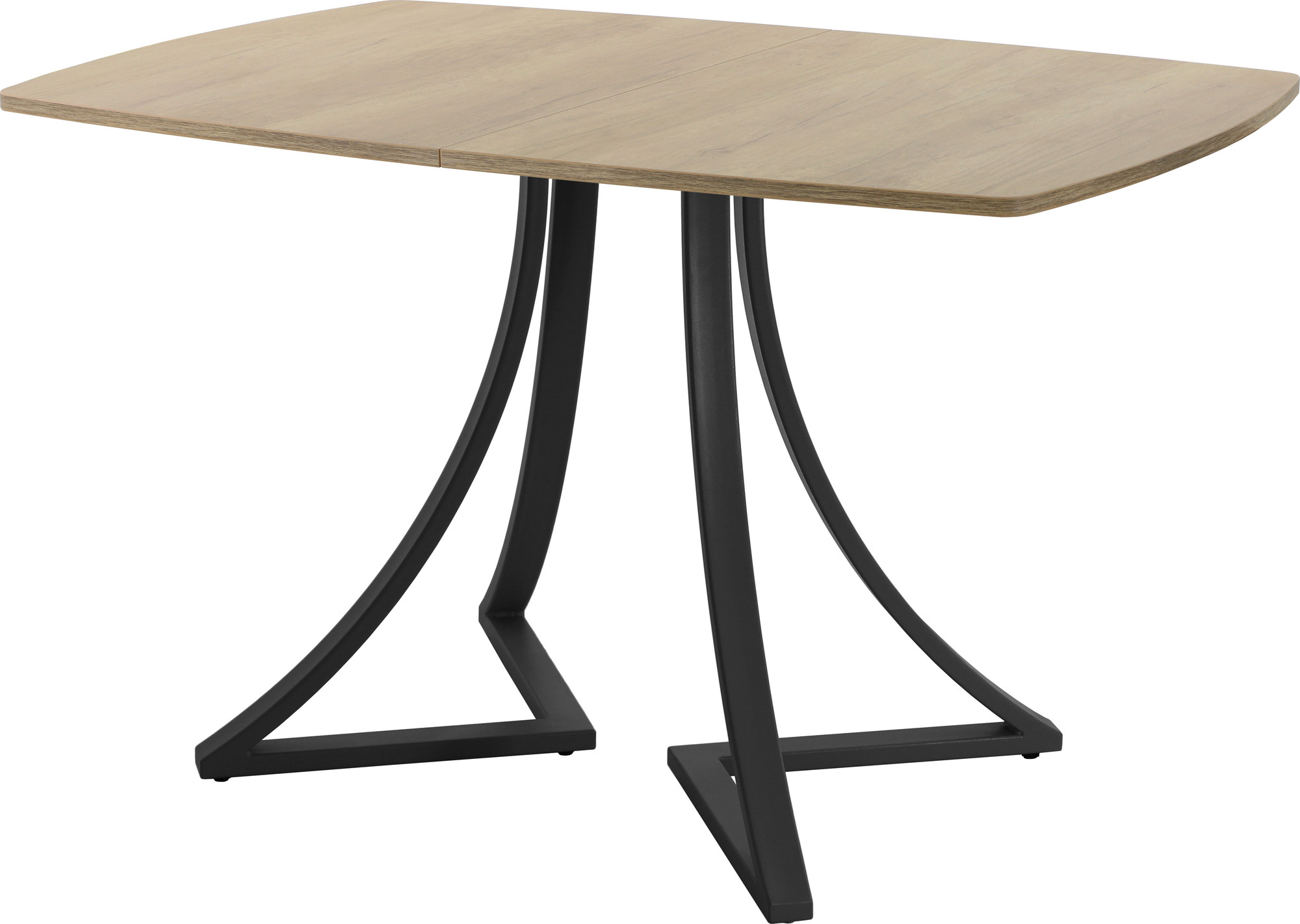 Обеденный стол AMC Elite / Е24(1200) D6 (черный/дуб небраска натур)