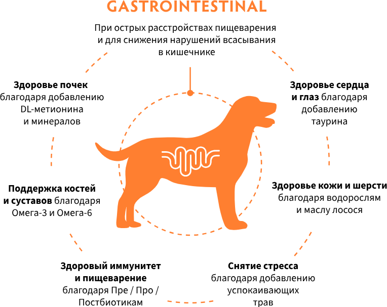 Сухой ветеринарный корм для собак Grandorf Vet Dog Gastrointestinal (3кг) — фото 4