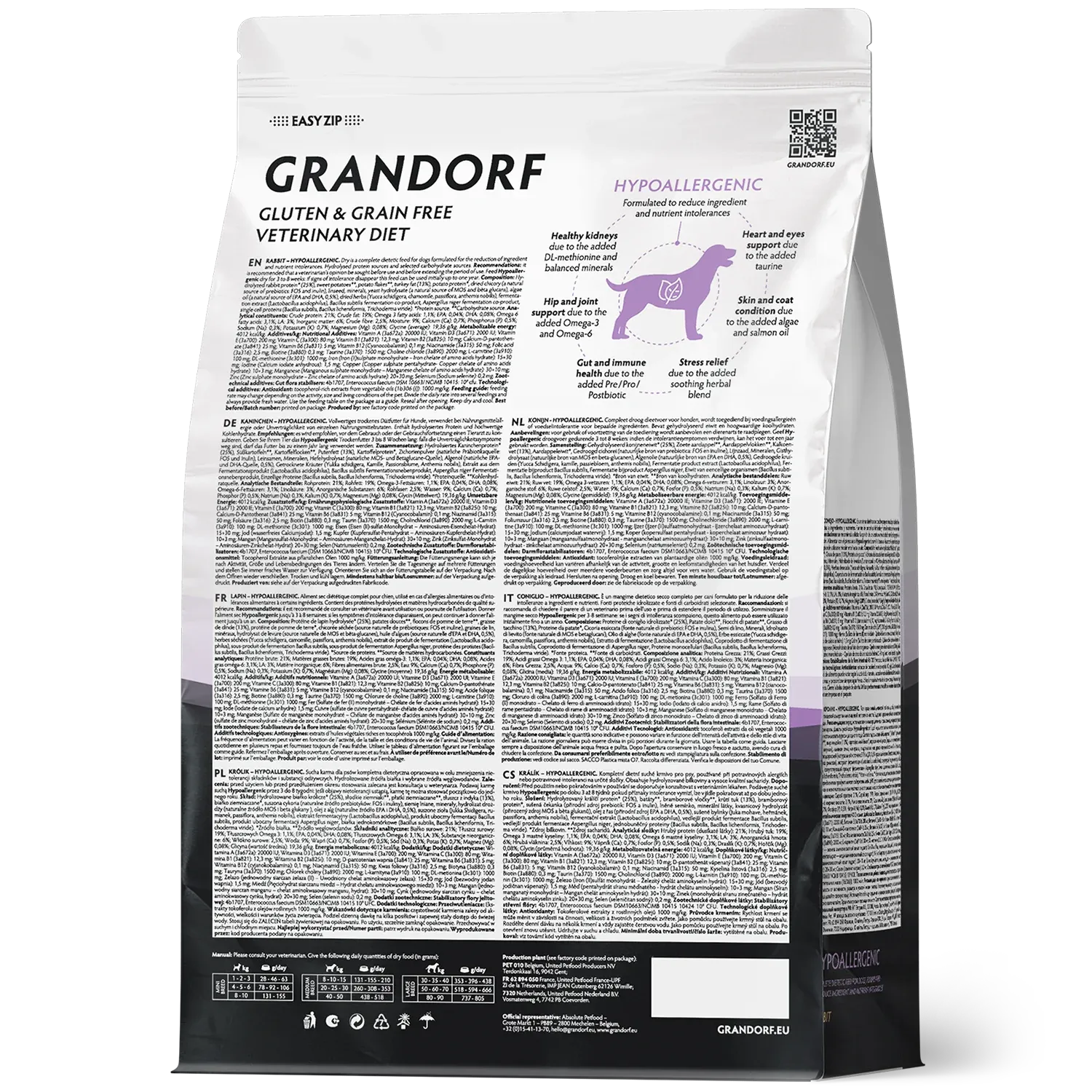 Сухой ветеринарный корм для собак Grandorf Vet Dog Hypoallergenic (3кг) — фото 2