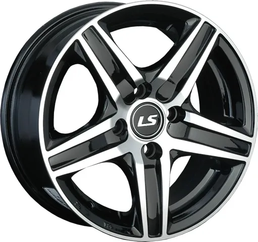 Литой диск LS wheels LS 321 15x6.5" 4x108мм DIA 65.1мм ET 27мм BKF