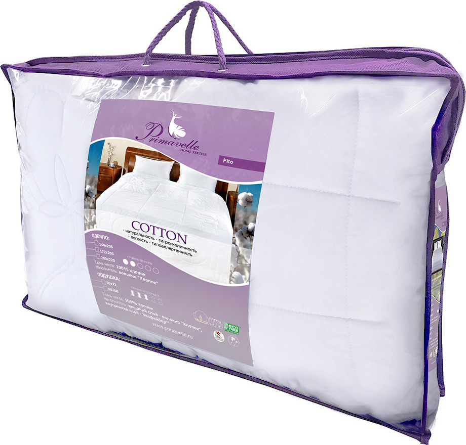 Подушка для сна Primavelle Cotton 68х68 / 111560202 (белый) — фото 4