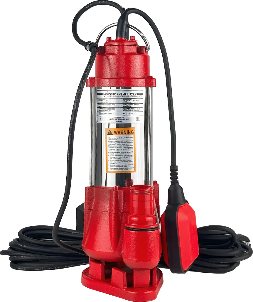 Фекальный насос Maxpump Cutlift 370D