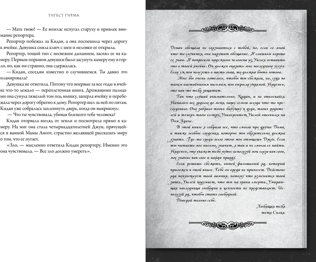 Художественная книга Азбука Бессмертная тьма, твердая обложка (Гирма Тигест) — фото 4