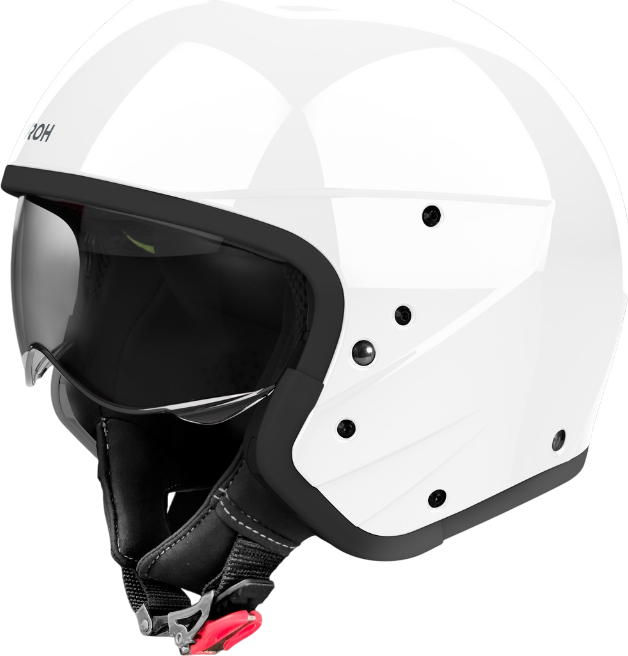 Мотошлем Airoh J110 Color J114-M (M, белый глянец)