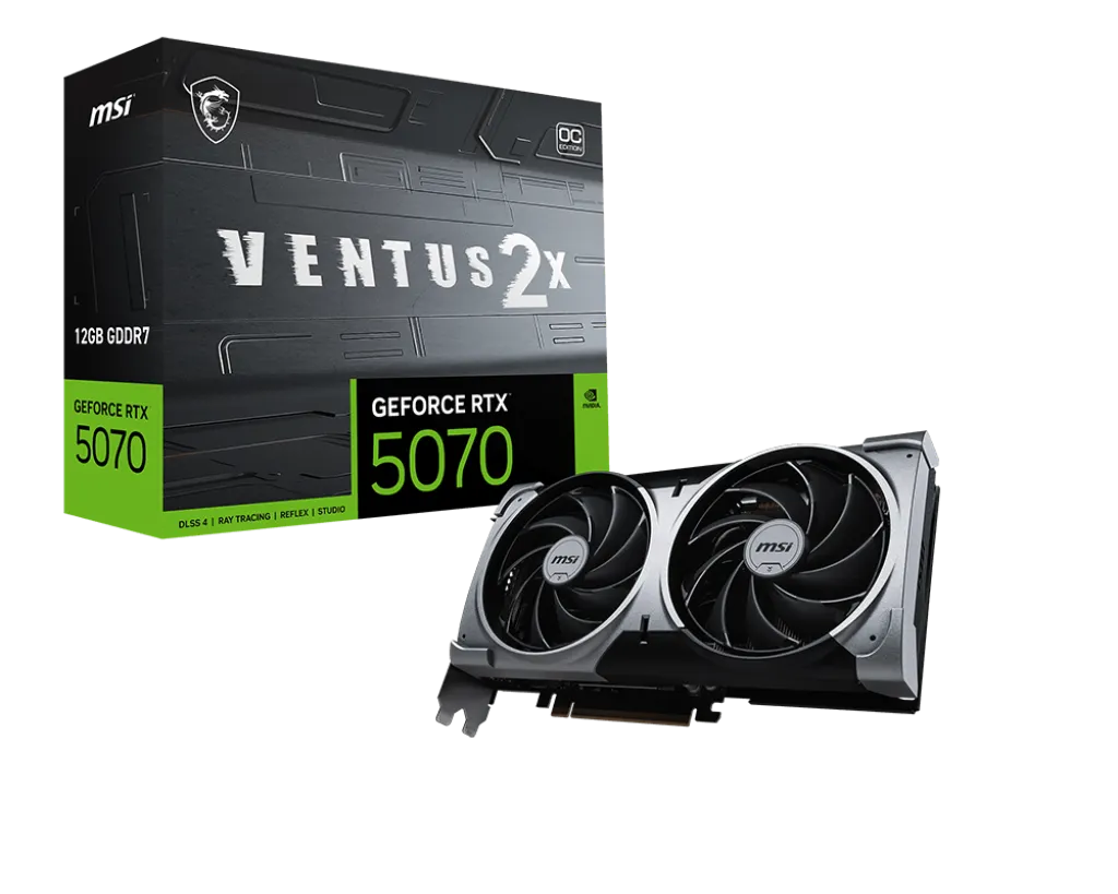Видеокарта MSI RTX 5070 12G Ventus 2X OC — фото 5