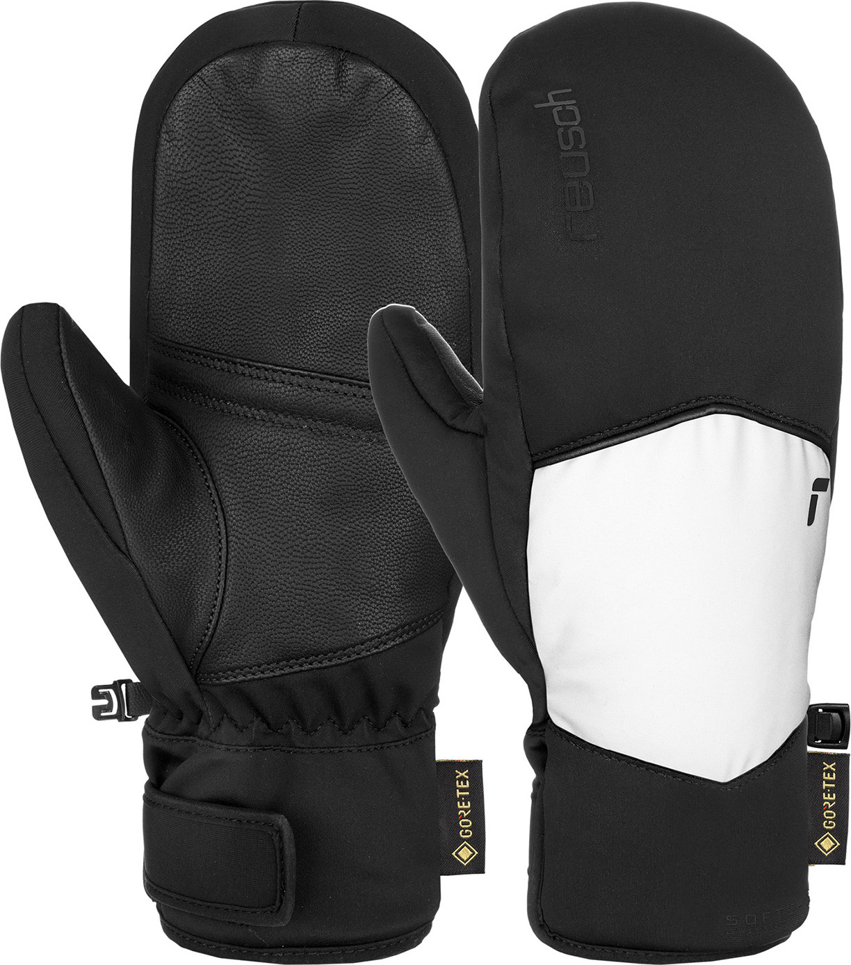 Варежки лыжные Reusch Amira Gore-Tex / 6431689_7701 (р.8.5, Black/White)