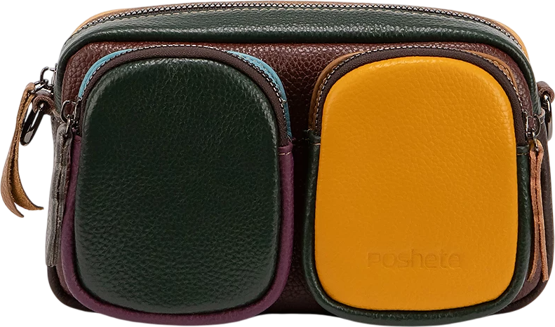 Сумка Poshete 886-60087-DCL (Dark Color) — фото 1