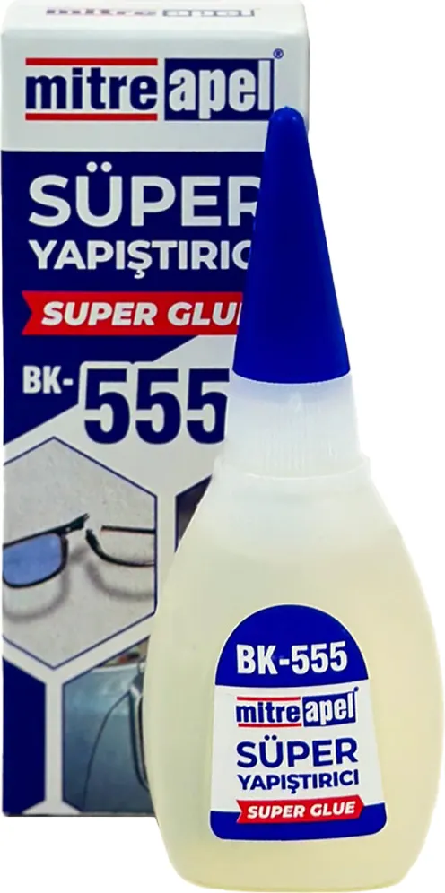 Клей MitreApel Цианоакрилатный BK555 (20г)