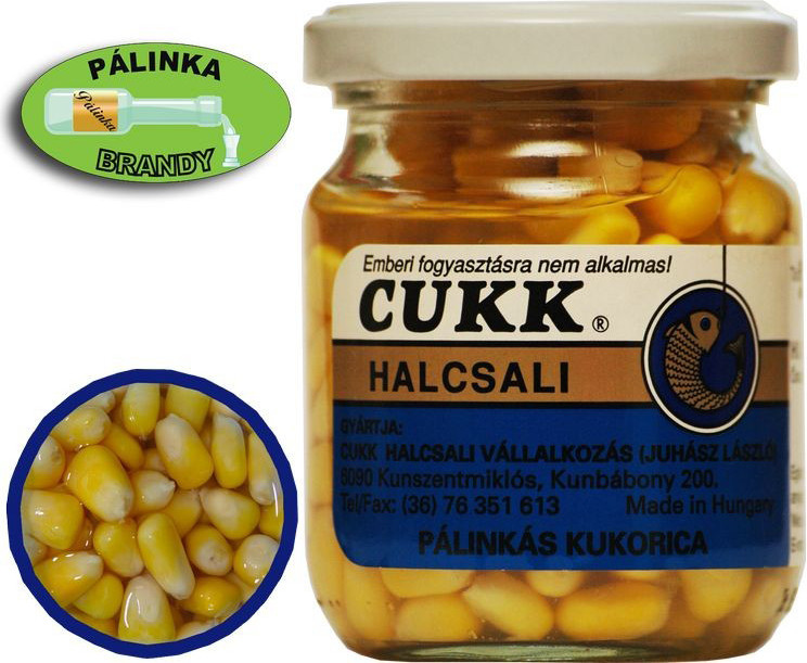 Насадка рыболовная CUKK Кукуруза в сиропе сладкая Бренди / 4844 (220мл)