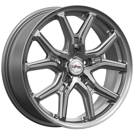 Литой диск iFree Страйк 17x6.5" 5x112мм DIA 57.1мм ET 33мм Хай вэй