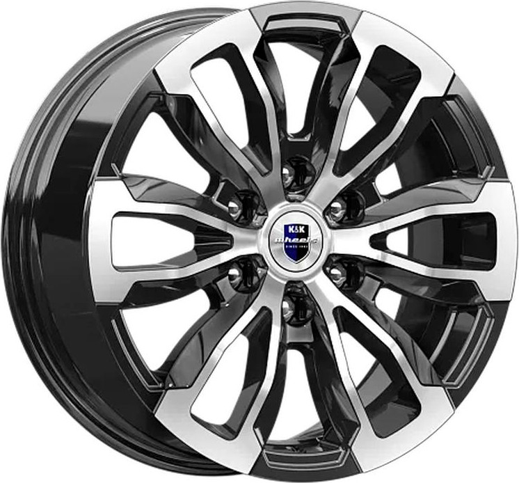 Литой диск K&K Меконг 18x7.5" 6x139.7мм DIA 106.1мм ET 30мм Алмаз черный