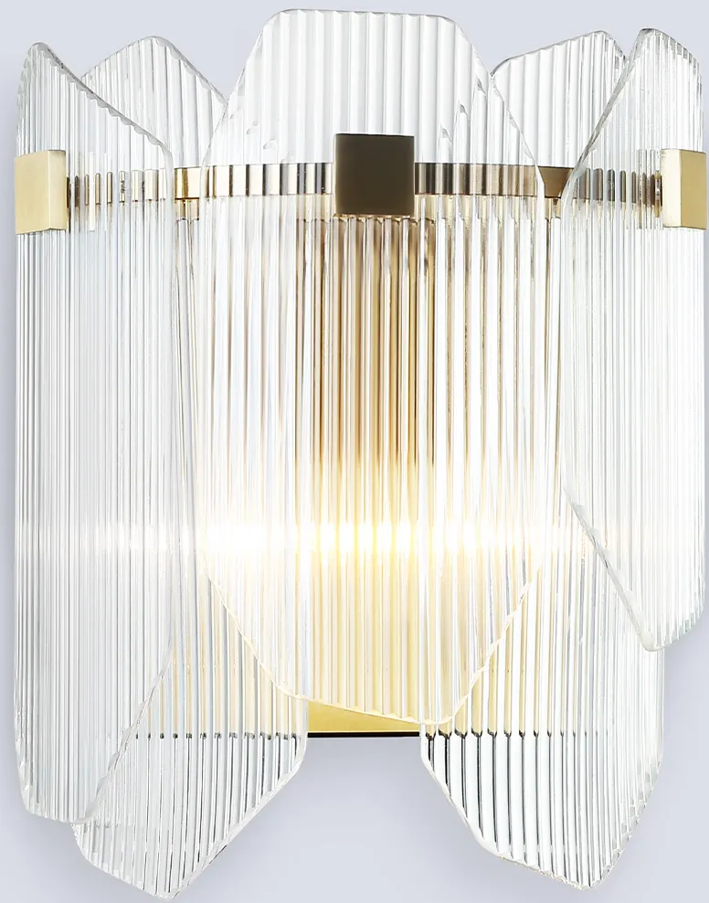 Бра Ambrella LH31257/2 BS/CL (латунь/прозрачный)
