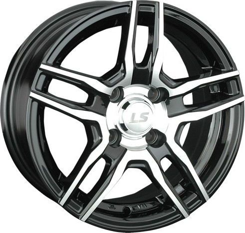 Литой диск LS wheels LS 569 16x7" 5x114.3мм DIA 73.1мм ET 43мм BKF