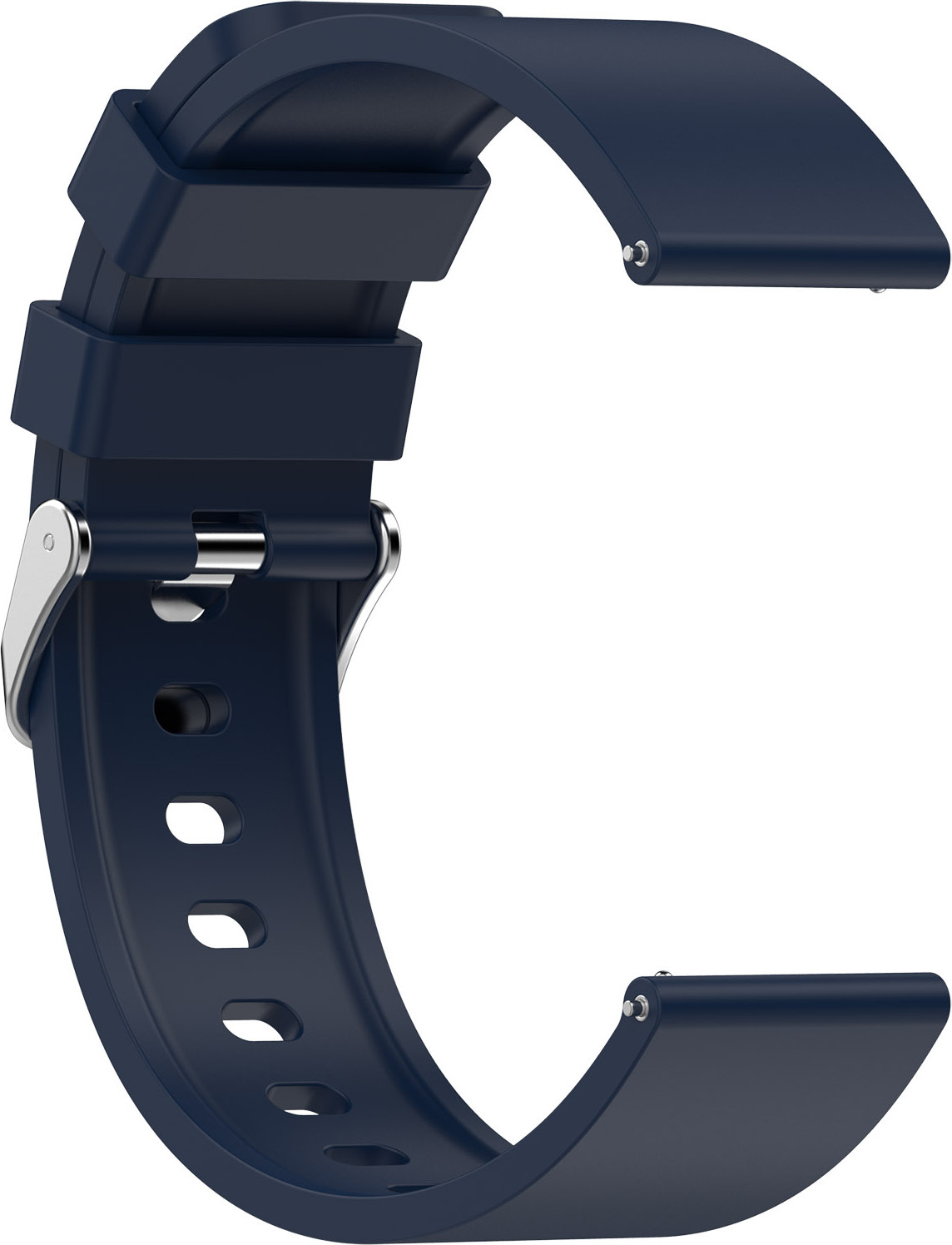 Ремешок для умных часов Bingo Silicone для Amazfit Bip/GTS/GTR 42мм (20мм, темно-синий)