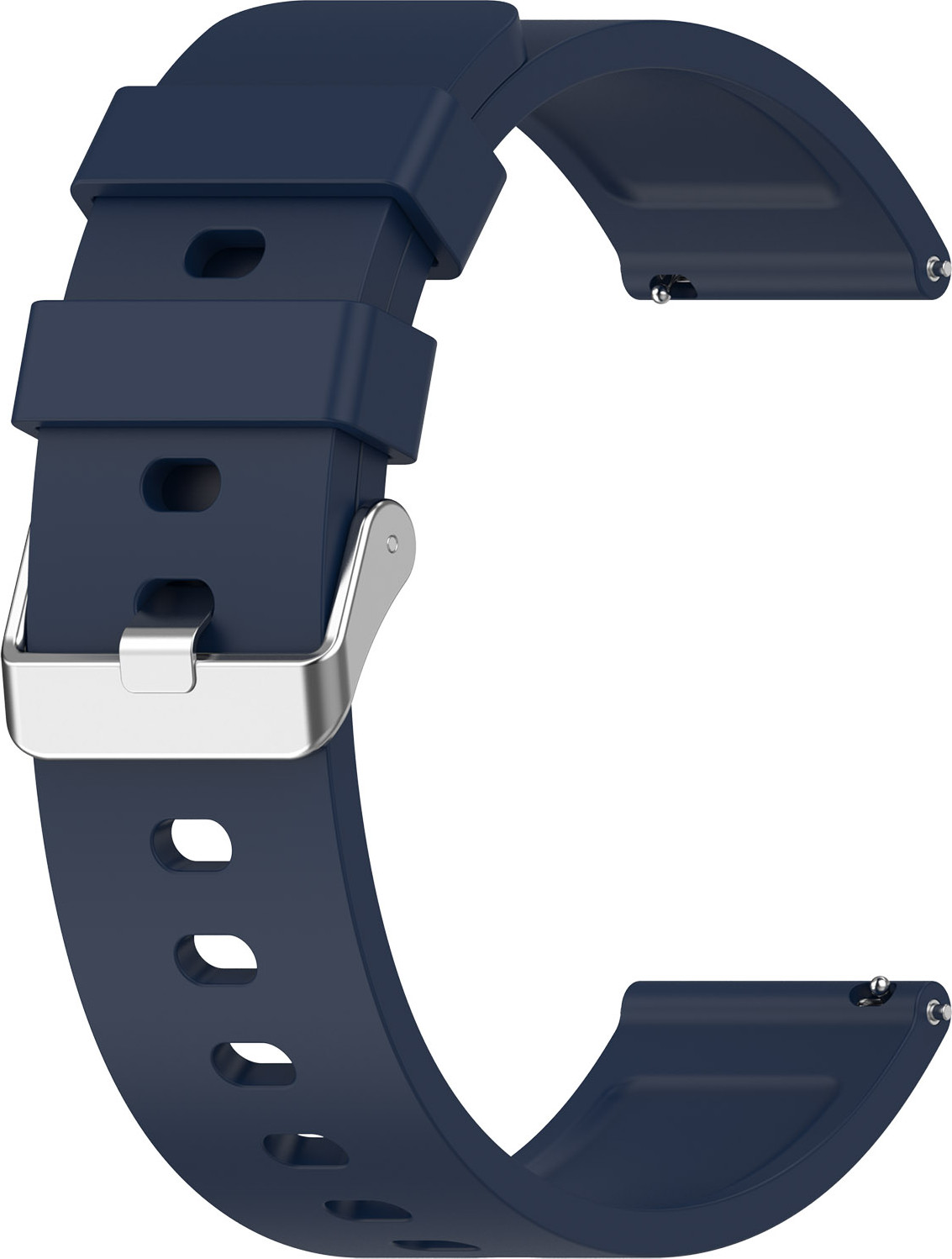 Ремешок для умных часов Bingo Silicone для Amazfit Bip/GTS/GTR 42мм (20мм, темно-синий) — фото 2