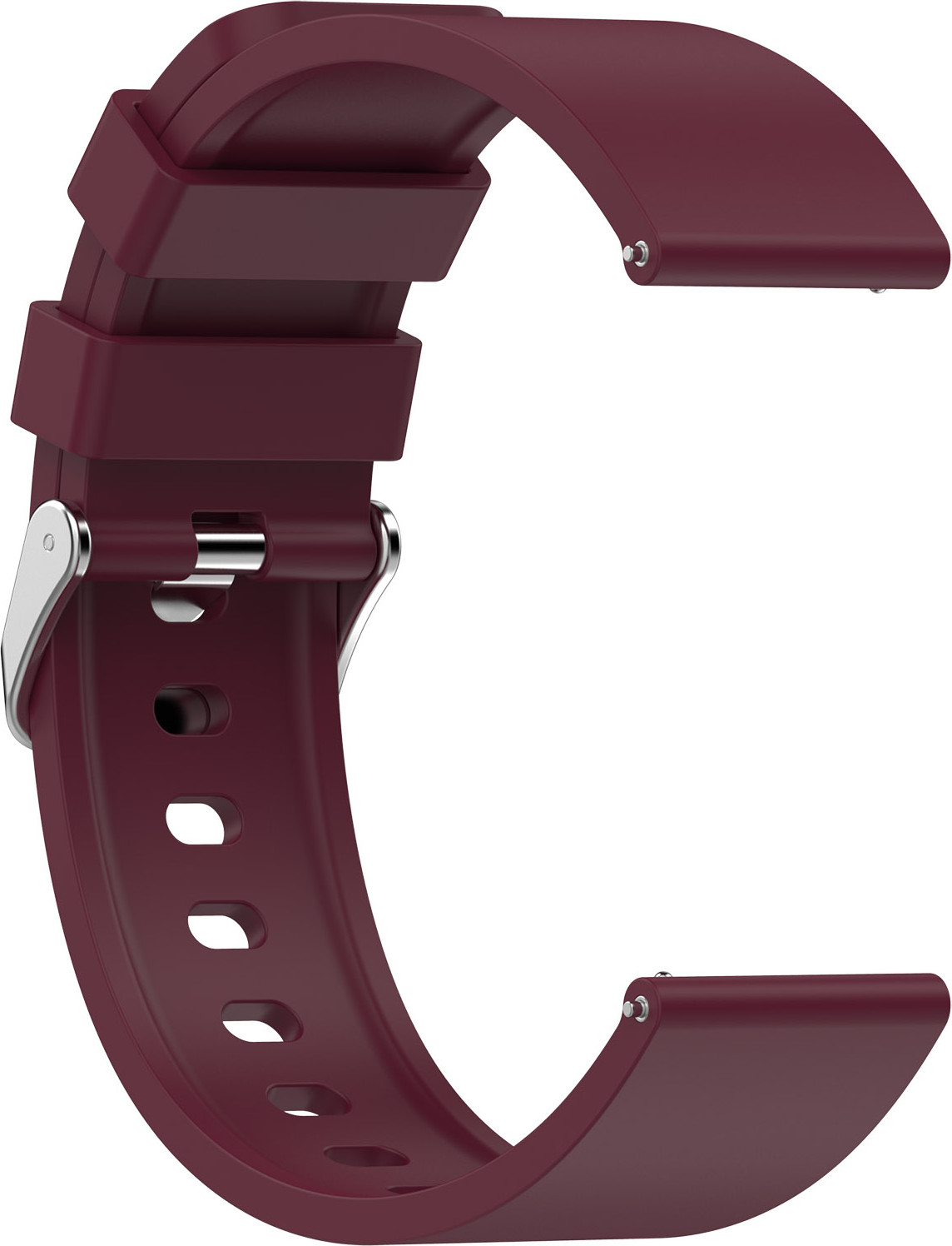 Ремешок для умных часов Bingo Silicone для Amazfit Bip/GTS/GTR 42мм (20мм, фиолетовый) — фото 2